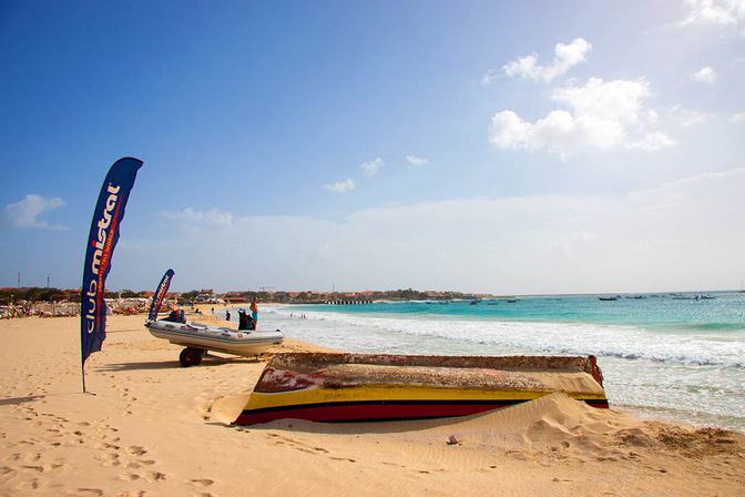 Ein typischer Januartag auf der kapverdischen Insel Sal