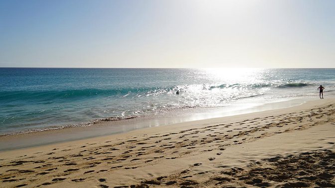 So endet der Tag am Strand von Boa Vista So endet der Tag am Strand von Boa Vista