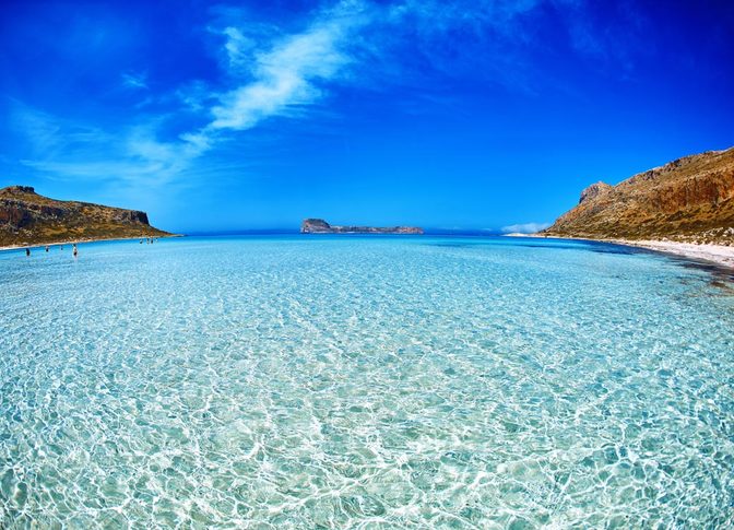 Balos Beach im Nordwesten der Insel – aufgenommen Mitte Mai 