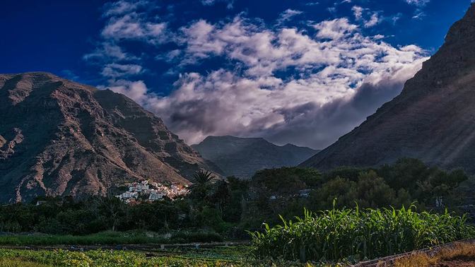 Königliche Kulisse im Valle Gran Rey - La Gomera im Juni