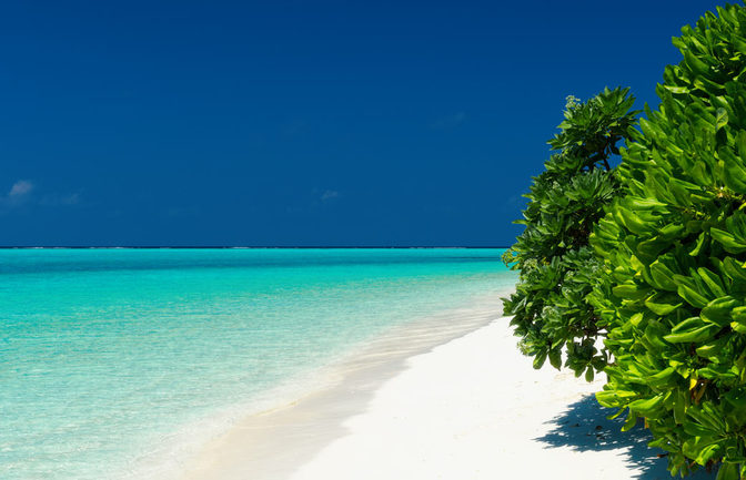 Himmel, Ozean, Strand: Mehr Landschaft braucht kein Mensch – aufgenommen Anfang Januar 