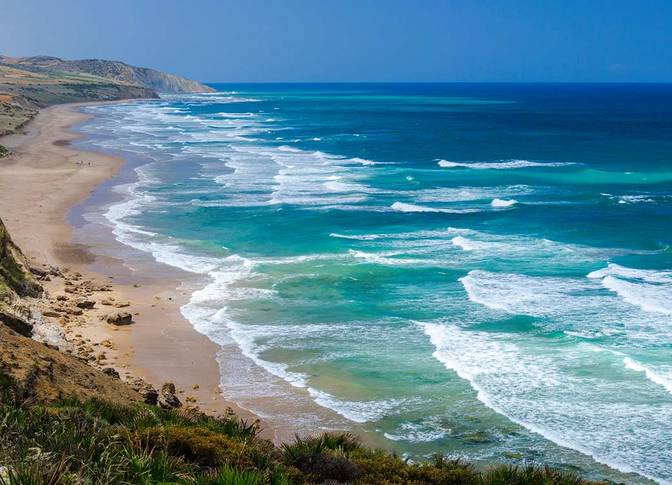 Paradiesstrand am Atlantik bei Asilah, südlich von Tanger