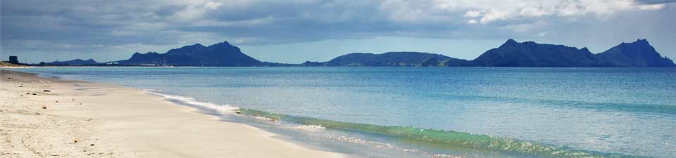 Ruakaka Beach - einer der tollen Sandstrände der Nordinsel Neuseelands