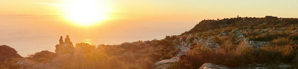 Traumhafter Blick vom Tafelberg, einem der Wahrzeichen Kapstadts