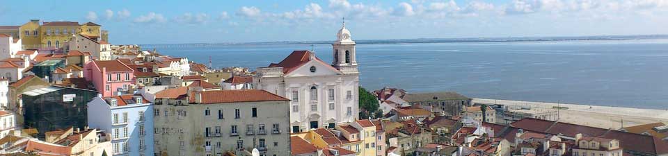 Traumhafter Blick über Lissabon