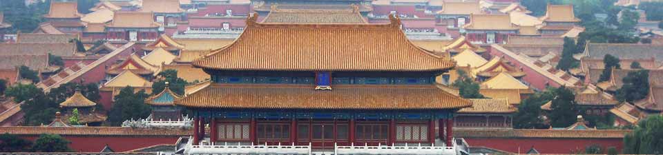 Der Eingang zur eindrucksvollen Verbotenen Stadt in Peking